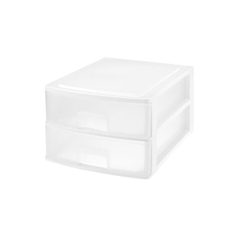 

Lote de 2 cajas Stylo en color blanco 35,5 x 26,5 x 18 cm