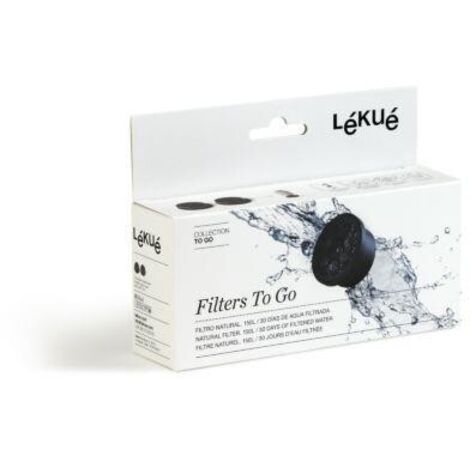Lote de 2 filtros - Bottle To Go - Lekue