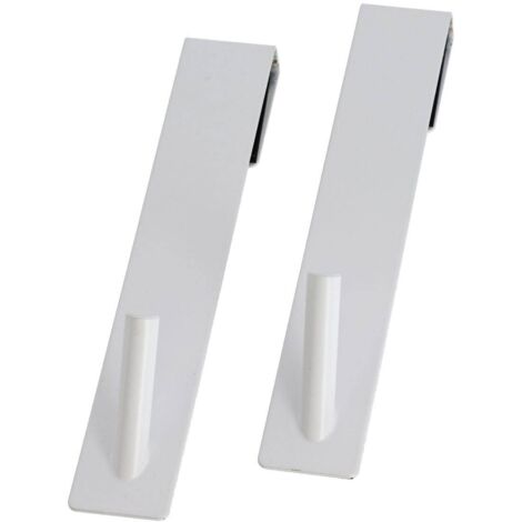 Lote de 2 perchas de metal - blanco - Tendance