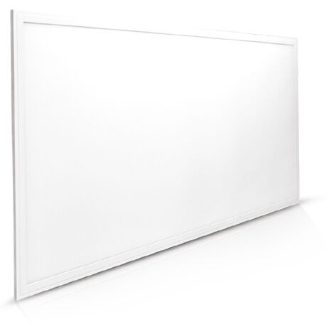 Lote de 2 plafones blancos LED Slim 595 x 1195mm 60W GALAXY 4000K Blanco neutro