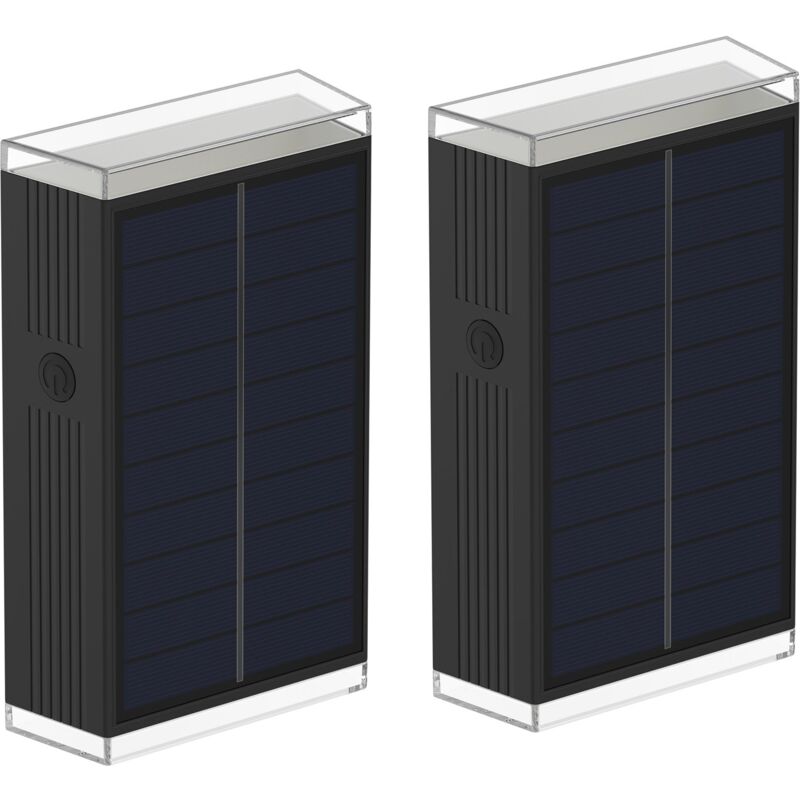 Lote de 2 proyectores solares H18 cm rody