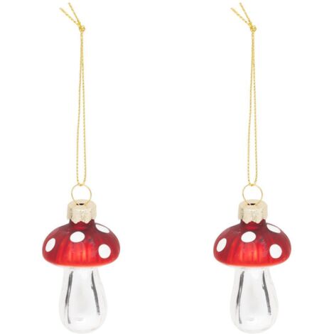 Lote de 2 setas H.6cm cristal rojo - Atmosphera créateur d'intérieur