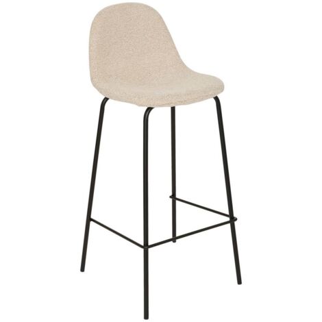 Lote de 2 taburetes de bar Vladi blancos 43.5x41.5cm - Atmosphera créateur d'intérieur