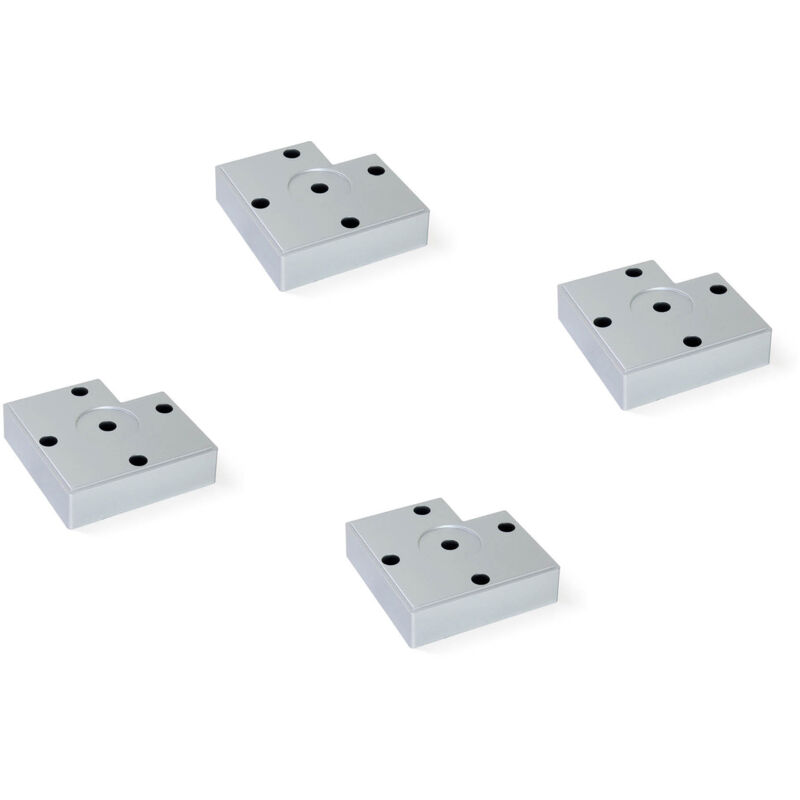 

Pie para muebles Alumix7, 15, Pintado aluminio, Plástico - Pintado aluminio - Emuca