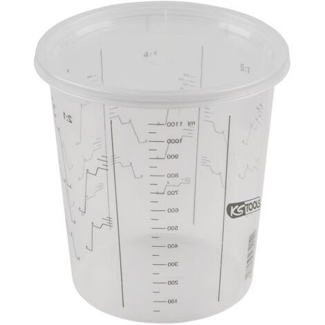 Lote de 25 vasos mezcladores desechables de 1300 ml