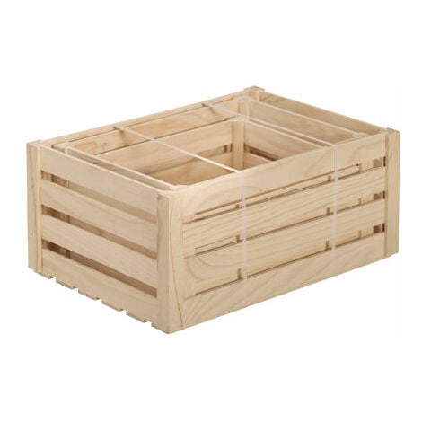 Lote de 3 cajas de madera de pino maciza Astigarraga