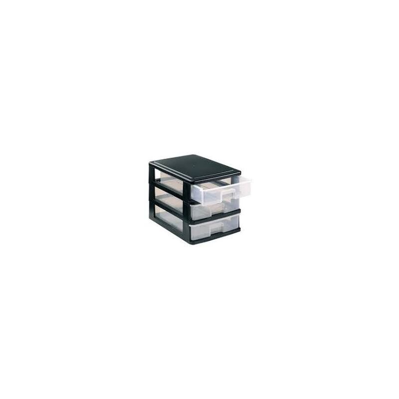

Lote de 3 cajas Stylo en color negro 27 x 18 x 20 cm