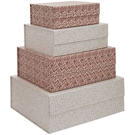 Lote de 4 cajas de almacenaje 25 30 35 40cm magnetbox - 5five