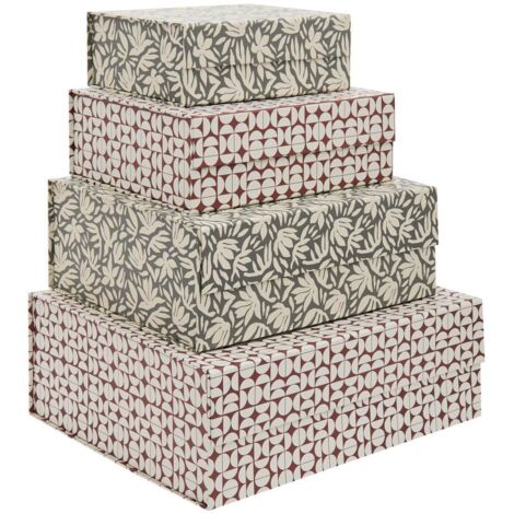 Lote de 4 cajas de almacenaje 25 30 35 40cm magnetbox - 5five