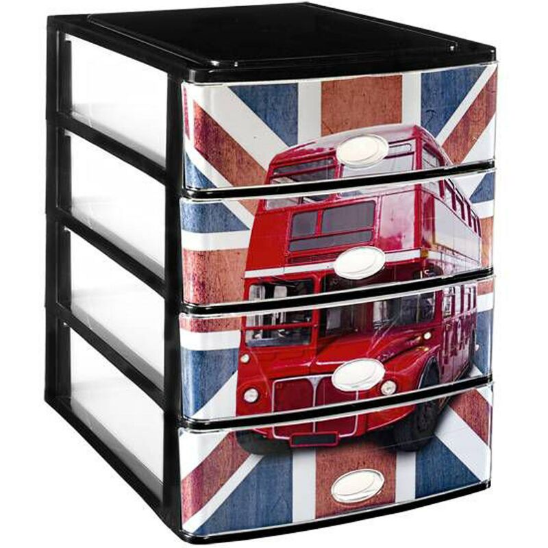 

Lote de 4 cajas Stylo con diseño de UK