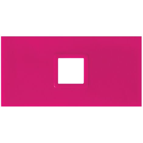 Lote de 4 ocultadores MSV de ABS y acrilico en color fucsia 6,4 x 9,8 x 2,5 cm