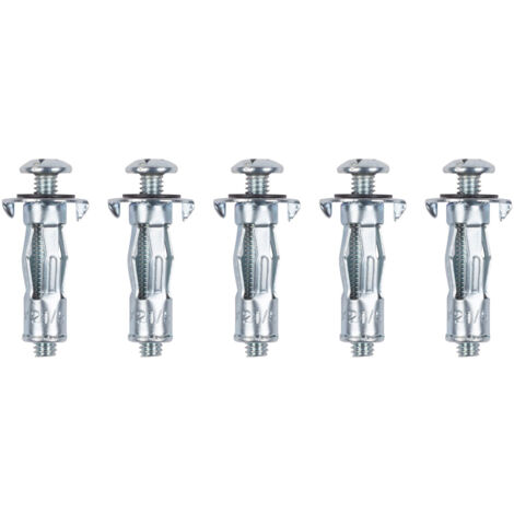 Lote de 5 tacos de expansión de metal Kreator m4 x 21mm