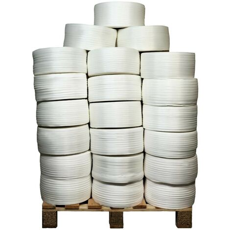 Lote de 52 Flejes tejidos 13 mm x 1100 m incluye 12 GRATIS - Fleje textil de alta resistencia 350kg - TECPLAST LFT5