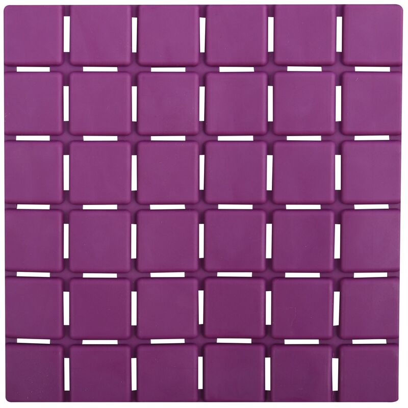 

Lote 6 alfombras antideslizantes QUADRO, Color Púrpura . - MSV