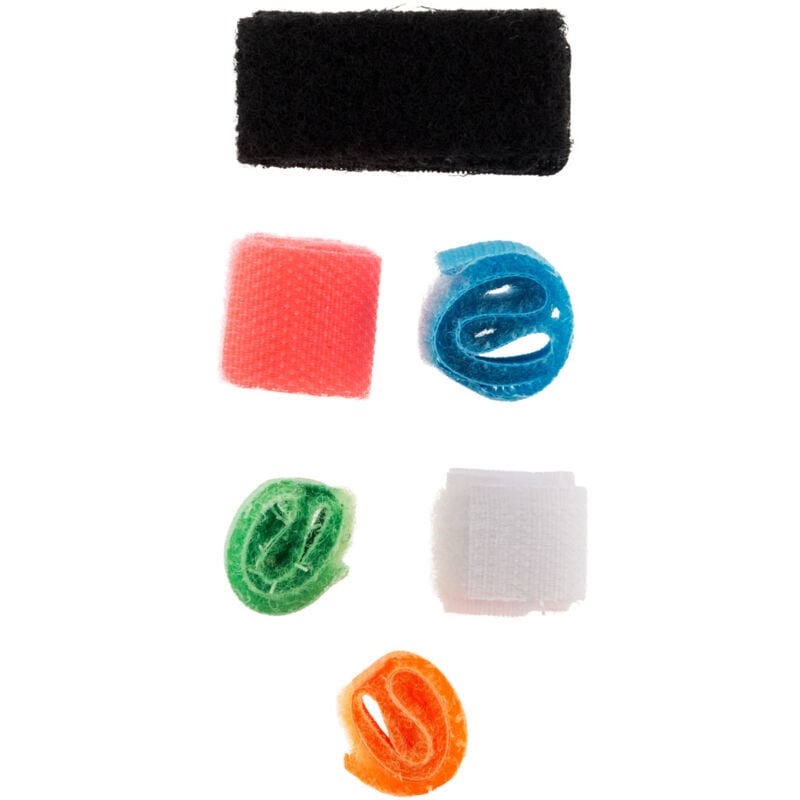 

Lote de 6 cintas autoadhesivas (12 cm) para cordón o cable