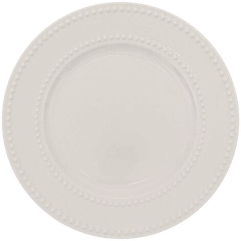 Lote de 6 platos de postre Perle D19cm - Sg secret de gourmet
