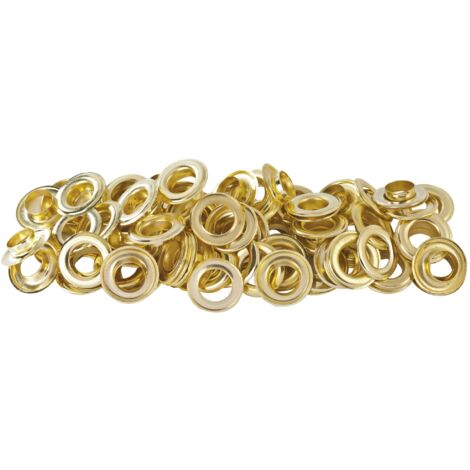 Lote de arandelas de metal para lona 50pcs