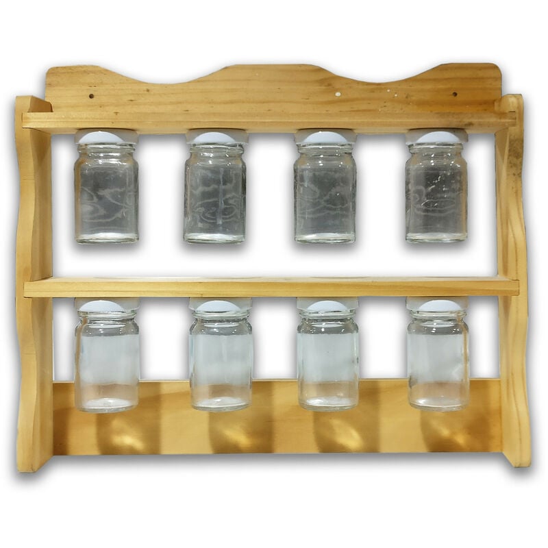 

Lote Mueble Especiero Y Cubiertos Madera