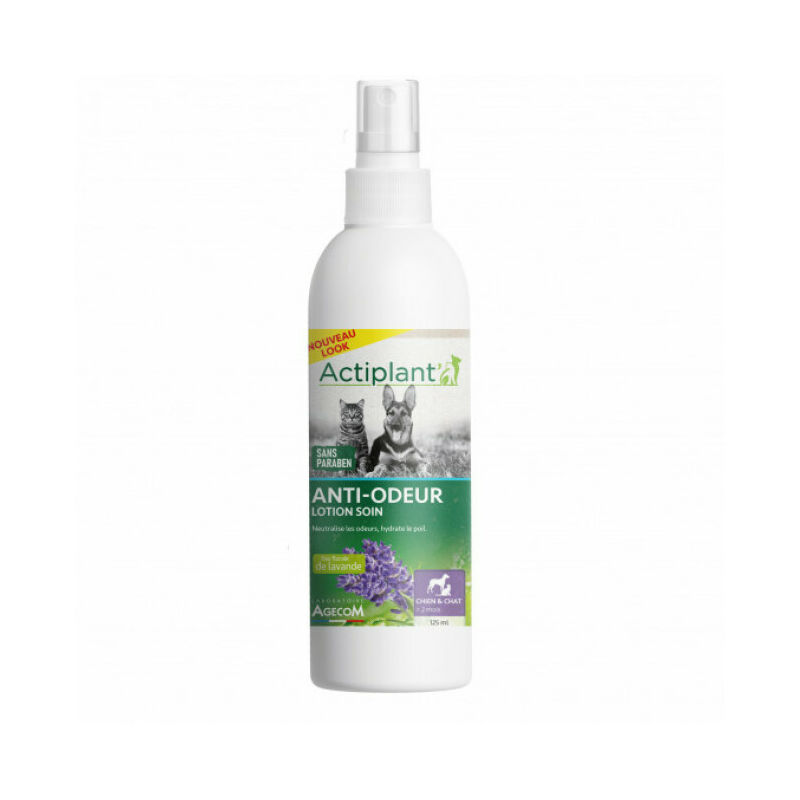 Agecom - Lotion anti odeur Essentiel chien et chat flacon 125 ml