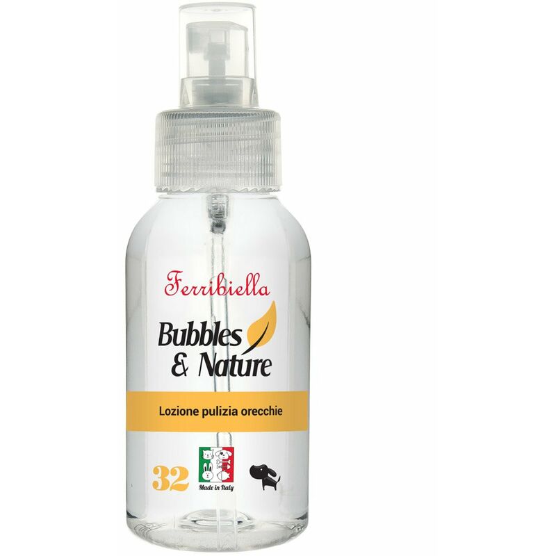 Lotion détergente pour le nettoyage des oreilles des chiens à partir de 100 ml