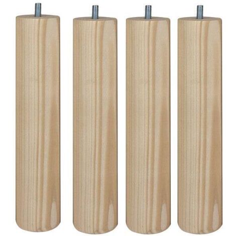 Lot de 4 Pied de Meuble, Pied de Table Metal Charge Jusqu'à 800 KG