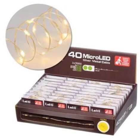 LOTTI Catena 40 MicroLED CR2032 4m PDQ