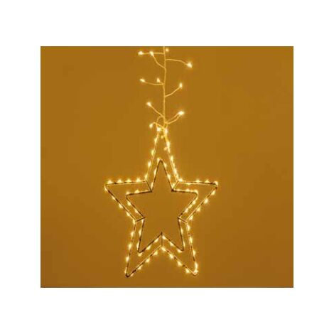 LOTTI Ice CLuster Light con stella 392 MicroLED Bianco caldo