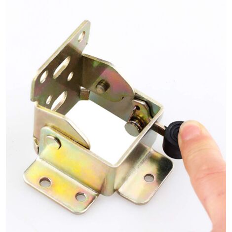 Lotto da 2 supporti pieghevoli a 90° con cerniere autobloccanti in acciaio laminato a freddo, per gambe di tavolo pieghevoli, gambe di letto e cerniere di supporto nascoste (Positive brake).