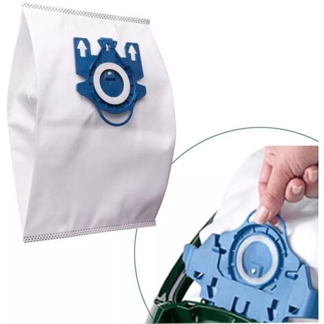 Lotto di 10 sacchetti per la polvere e filtri in tessuto non tessuto compatibili con gli aspirapolvere Miele, fjn e 3D deng deng  ALOVEZ