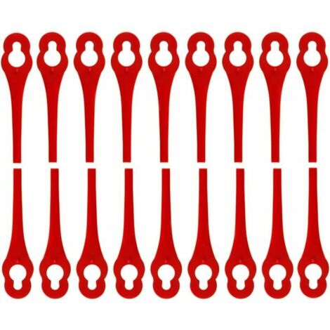 Lotto di 100 lame di ricambio per tagliabordi Florabest LIDL FRTA 20 A1, FAT 18B2, FAT 18B3