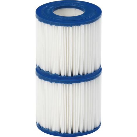 Lotto di 2 cartucce filtranti Diam 80 X 90mm Tipo 1 per filtrazione 1136L/h - Tipo 1 - Φ80mm x H90mm - set da 2