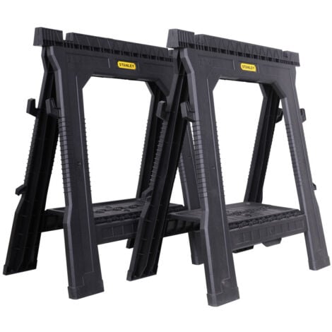 GIERRE Lotto di 2 cavalletti pieghevoli STANLEY STST1-70713