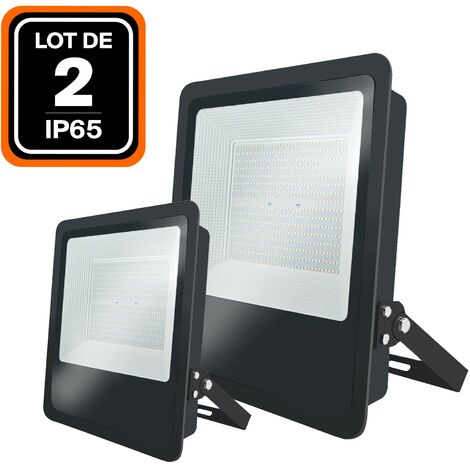 Lotto di 2. Proiettore da esterno 500W 6000K Luce fredda. LED Chip LED SMD Epistar 2835. Illuminazione industriale ad alta potenza