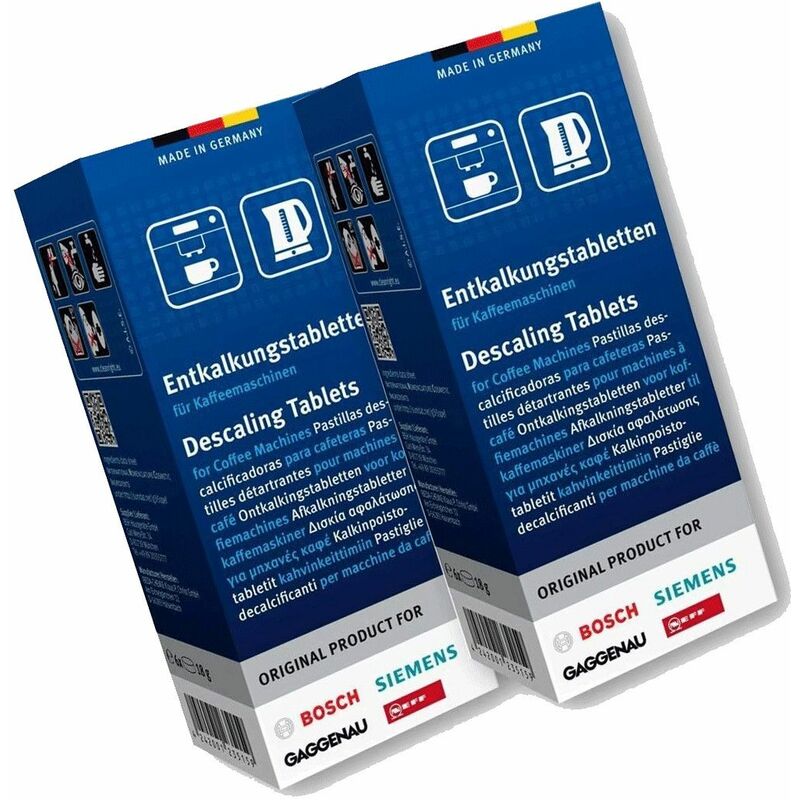 Image of Lotto di 2 scatole da 6 pastiglie anticalcare tassimo - Macchina da caffè, Caffettiera Bosch 4357707