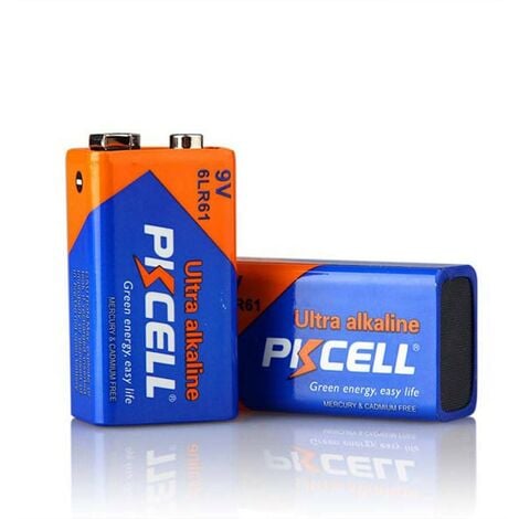 Lotto di 20. Batterie 9VBatteria ultra alcalina. Consegnato in blister × 1 unità