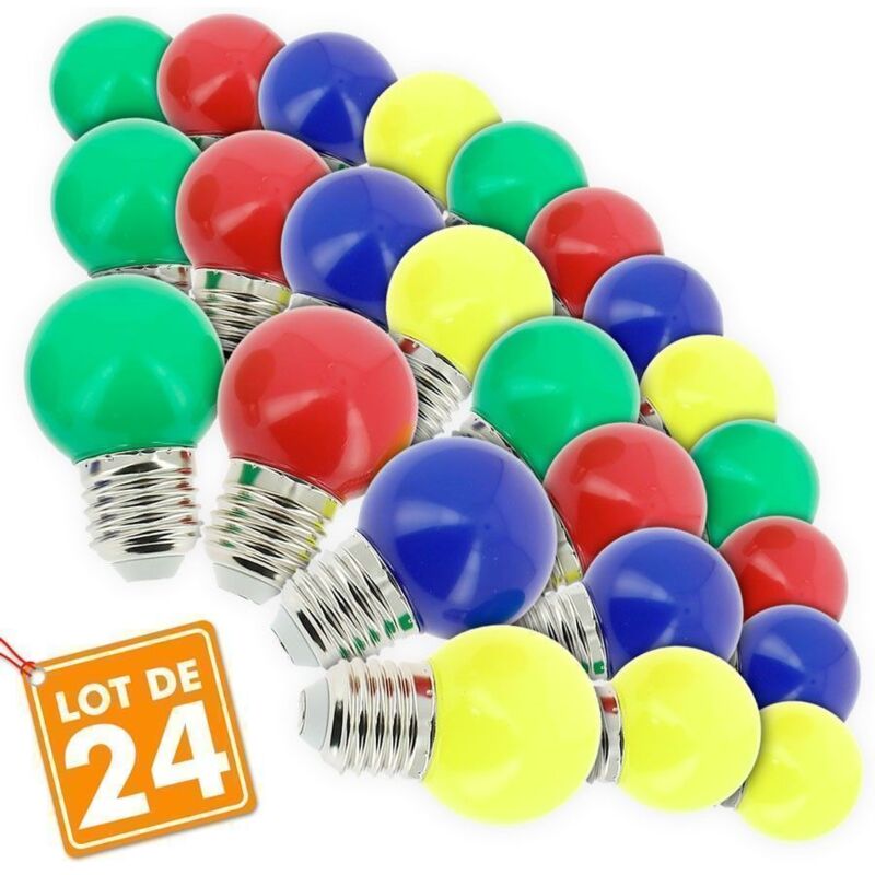 Image of Arum Lighting - Lotto di 24 lampadine E27 Ghirlanda per esterni