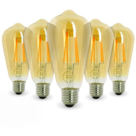 LAMPADINA DECORATIVA LED E14=40W AMBRATA LUCE CALDA - Bricocenter