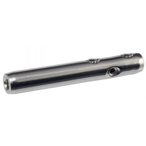 Lotto di 5) Serre-cavo - Filettatura interna a sinistra - Inox A4 d3/4 - M6