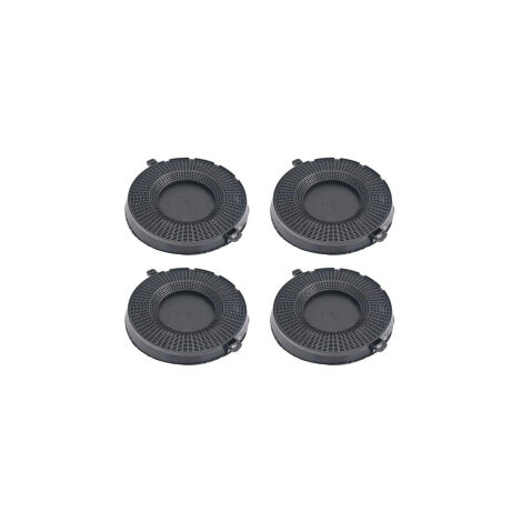Lotto di accessori SOS di quattro filtri di carbone tipo 48 AMC037 Cappuccio originale 235x30 mm 484000008783, 480122101262 Electrolux