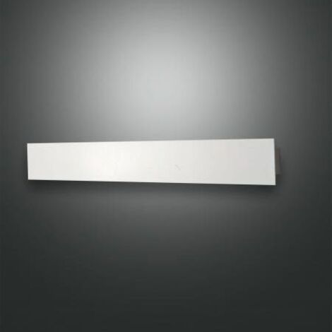 LOTUS APPLIQUE BIANCA 93CM A LED 3000K - 30W - 3900 lm DIMMERABILE IN ALLUMINIO