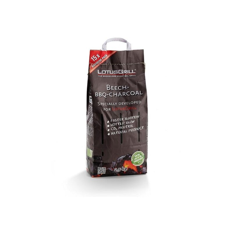 Carbonella Per Lotusgrill In Faggio Da 2,5 Kg Lgbk25