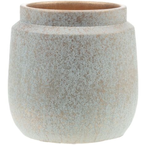 Lou De Castellane - Vase Galassia blanc et or 20 cm