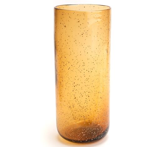 Lou De Castellane - Vase paillette 35 cm Ambre