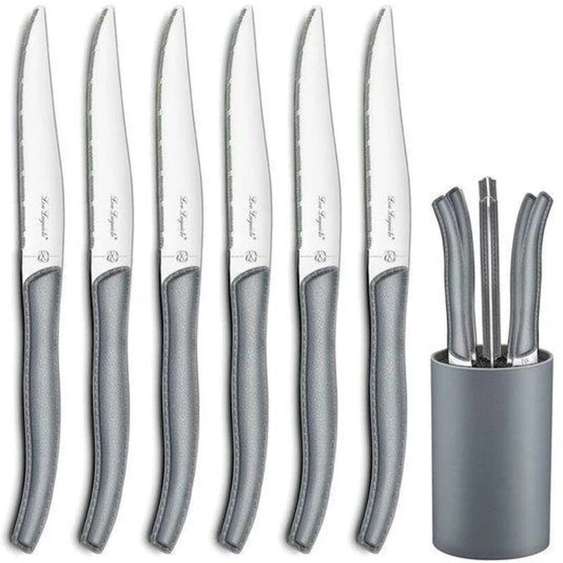

Set de Cuchillos con Bloque 6 Piezas Cielo Gris - Multicolor - Lou Laguiole