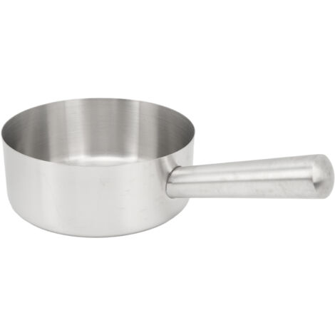 Louche à eau en acier inoxydable, grande cuillère de cuisine avec manche long pour légumes, diamètre 20,5 cm