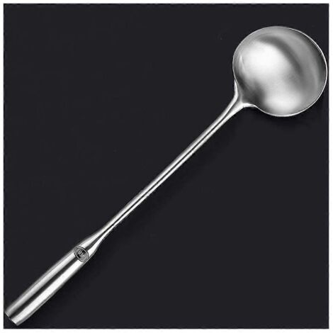 Louche à soupe, pelle-cuillère à manche long, antirouille, en acier inoxydable --