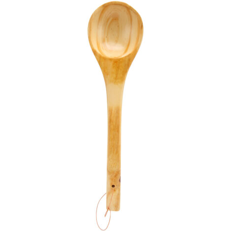 Louche en Bois pour Sauna, Grande Capacité, Manche Long, Portable - Idéale pour Thé, Vin et Eau
