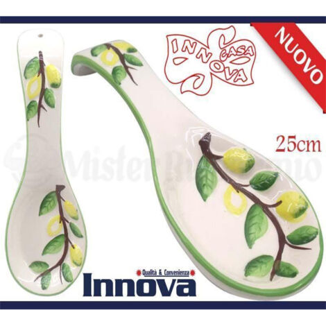 LOUCHE EN CÉRAMIQUE REPOSE-CITRONS LONGUEUR 25CM CUISINE
