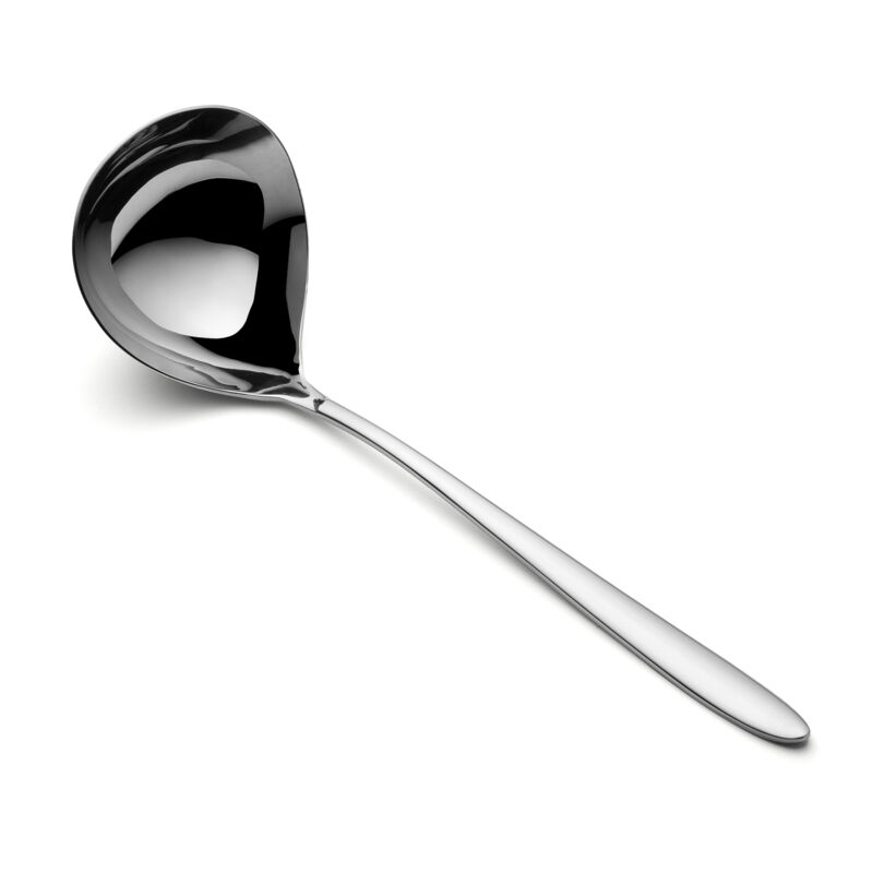 Louche à soupe Arcos Berlin 562000 monobloc d'une seule pièce en acier inoxydable 18/10, épaisseur 3 mm et lame de 28 cm dans une boîte. Louche à soupe Arcos Berlin 562000 monobloc d'une seule pièce en acier inoxydable 18/10, épaisseur 3 mm et lame de 28 cm dans une boîte.