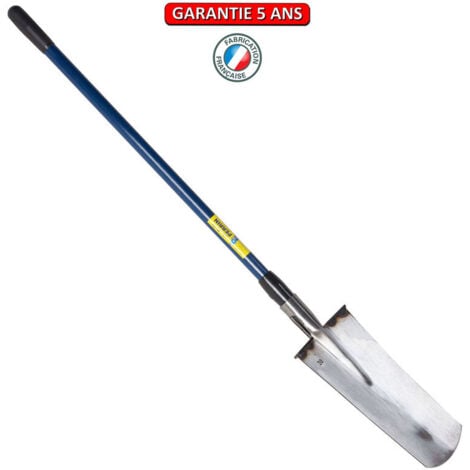 Louchet d'arrachage 38cm manche composite incassable outil professionnel pour pépiniériste